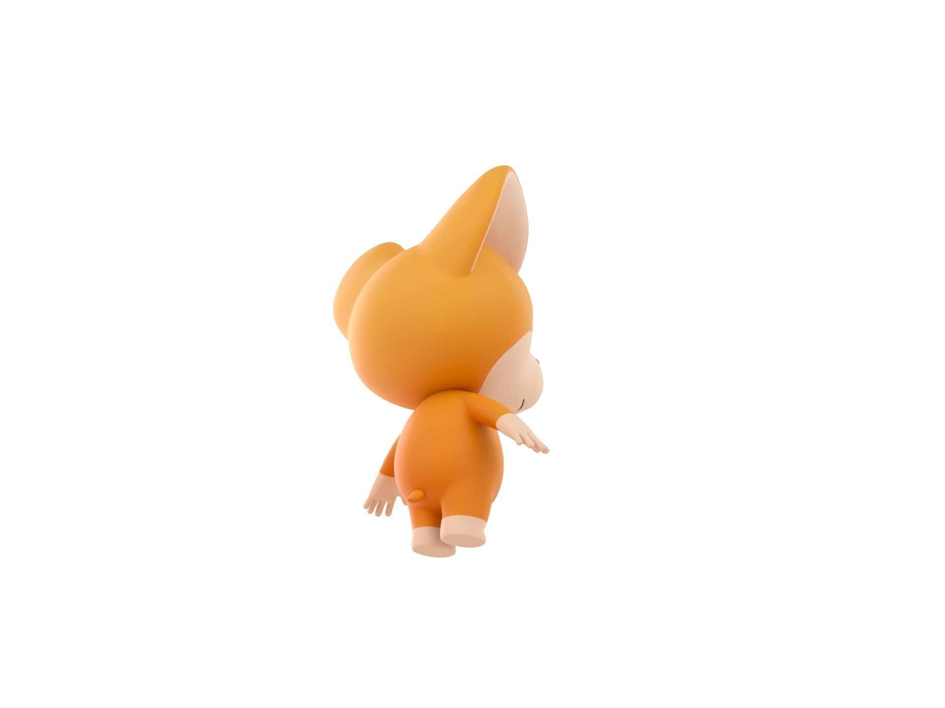 Character214 Corgi 3D model_4