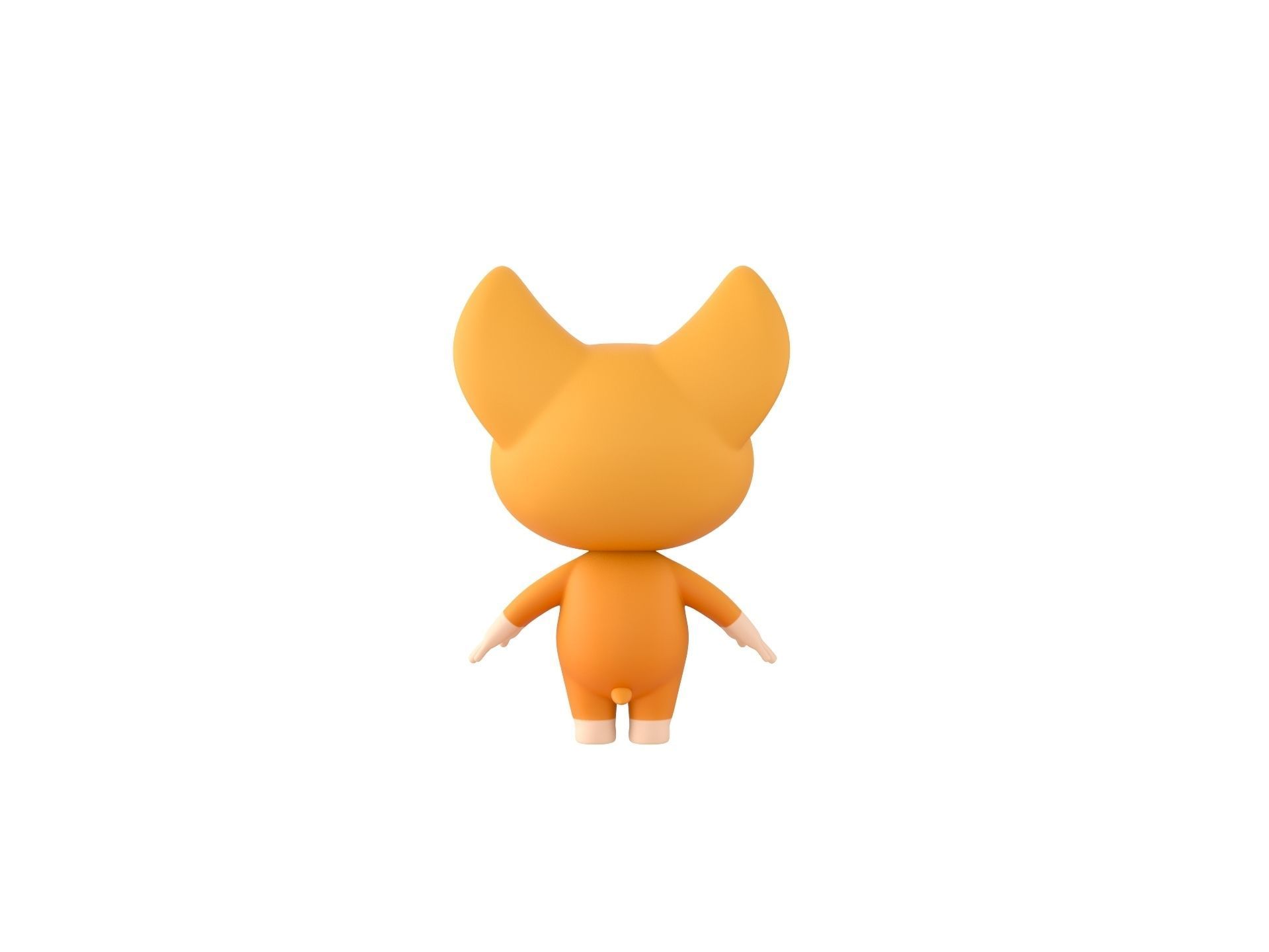 Character214 Corgi 3D model_5