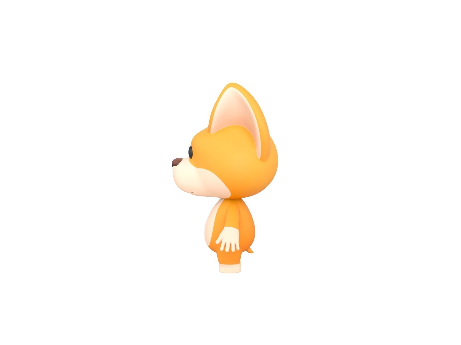 Character214 Corgi 3D model_7