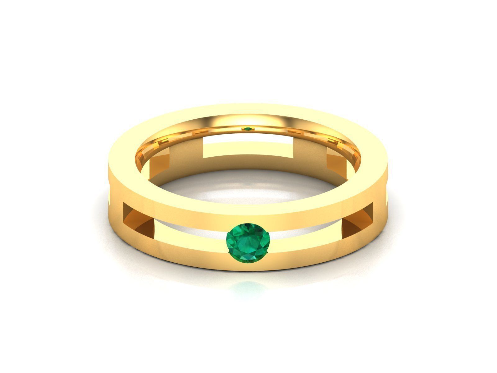 Women ring 3dm Render details 3D print model_8