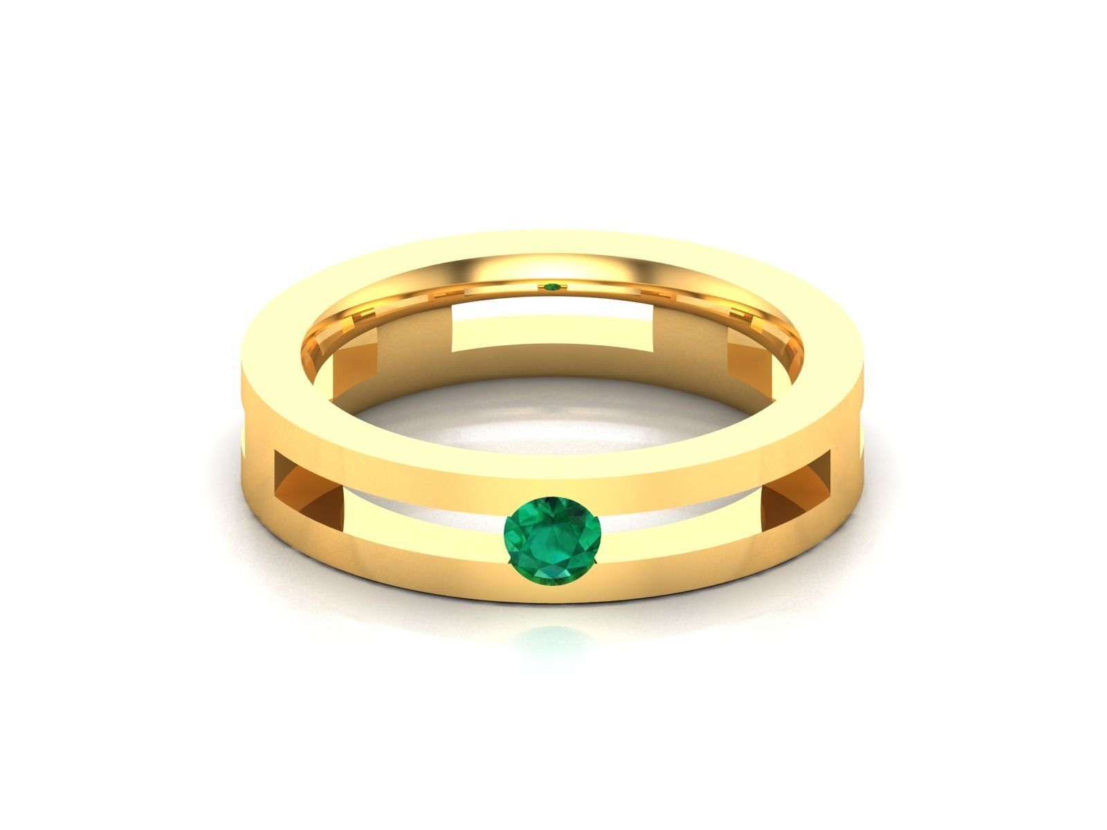 Women ring 3dm Render details 3D print model_7