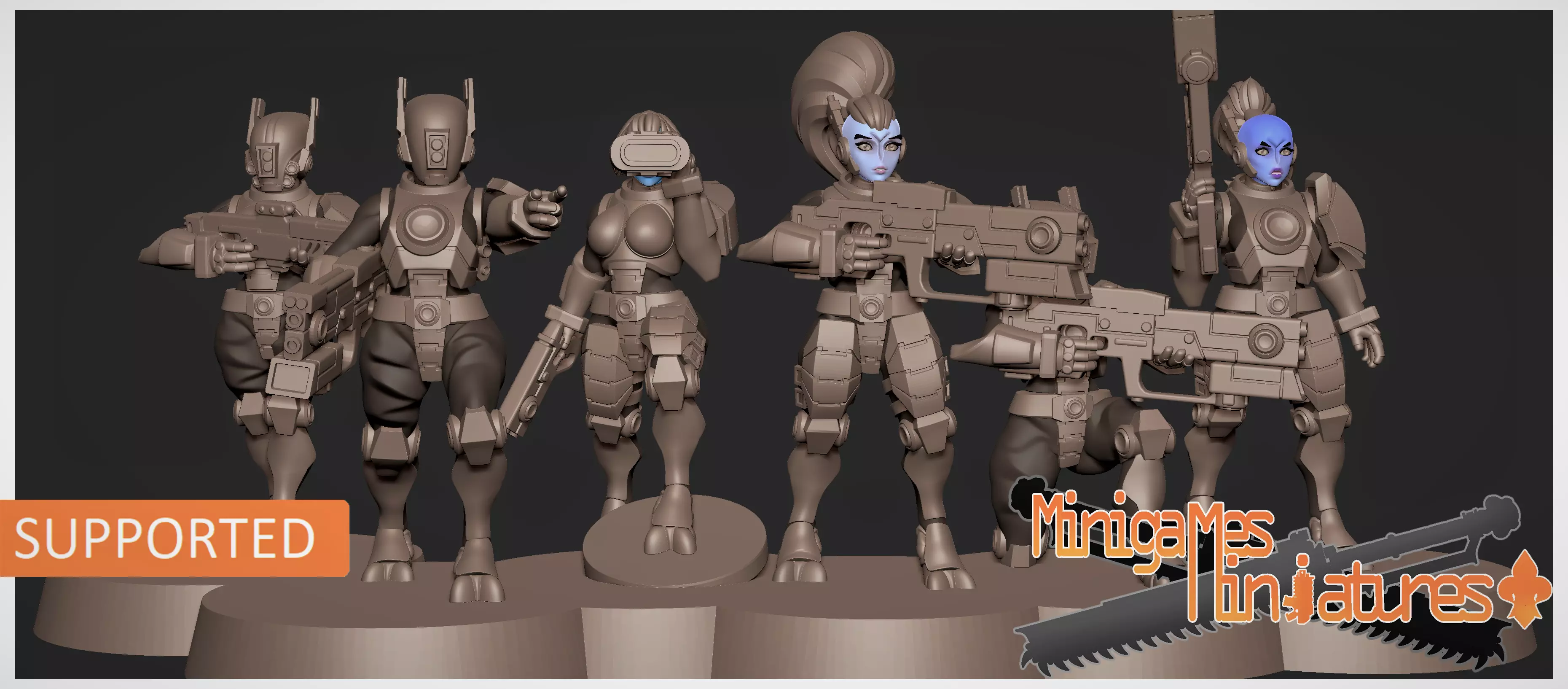 Greater good anime figurines 3D print model_0