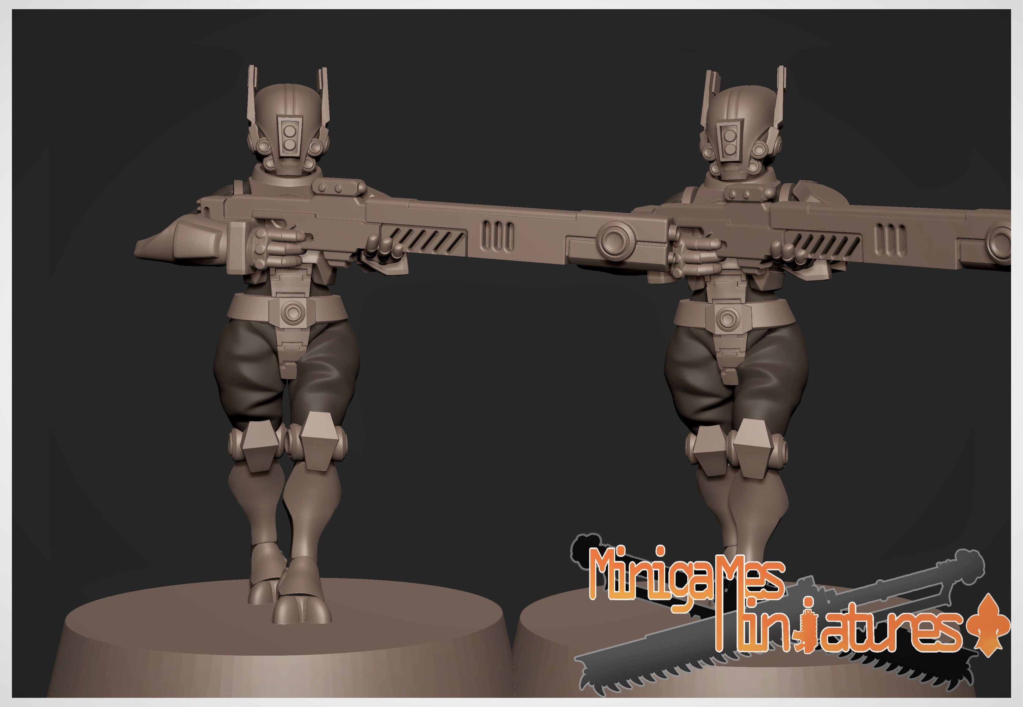 Greater good anime figurines 3D print model_5