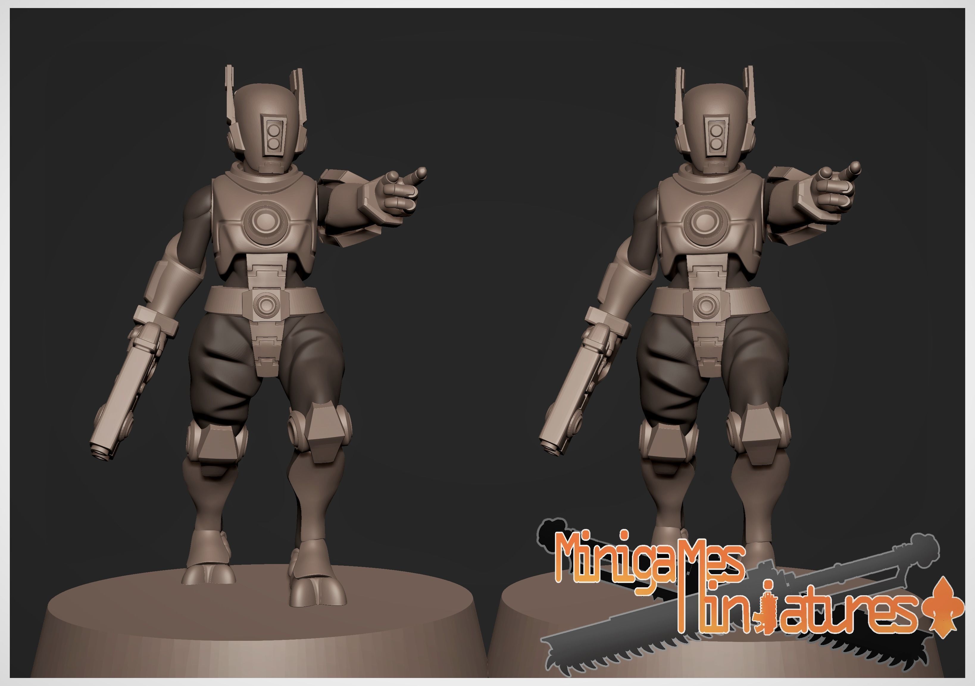 Greater good anime figurines 3D print model_3