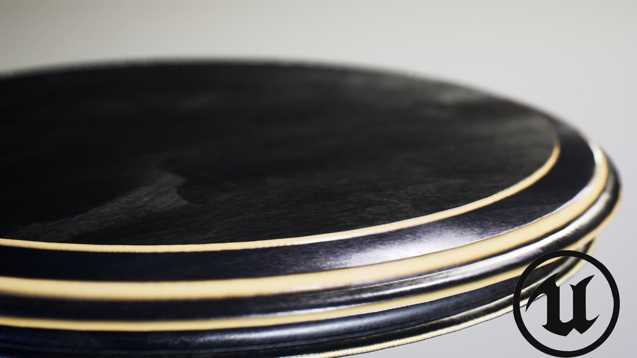 Round table Low-poly 3D model_13