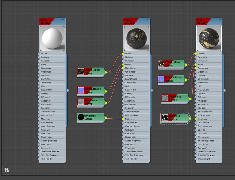 Round table Low-poly 3D model_26