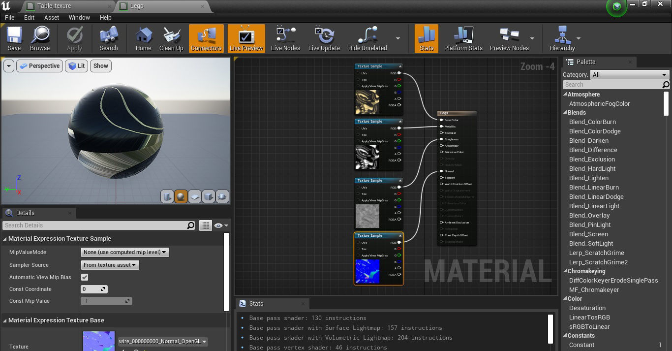 Round table Low-poly 3D model_27