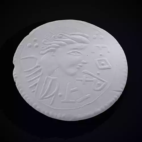 Silver Penny Of Cynethryth 3D Print Version 3D print model