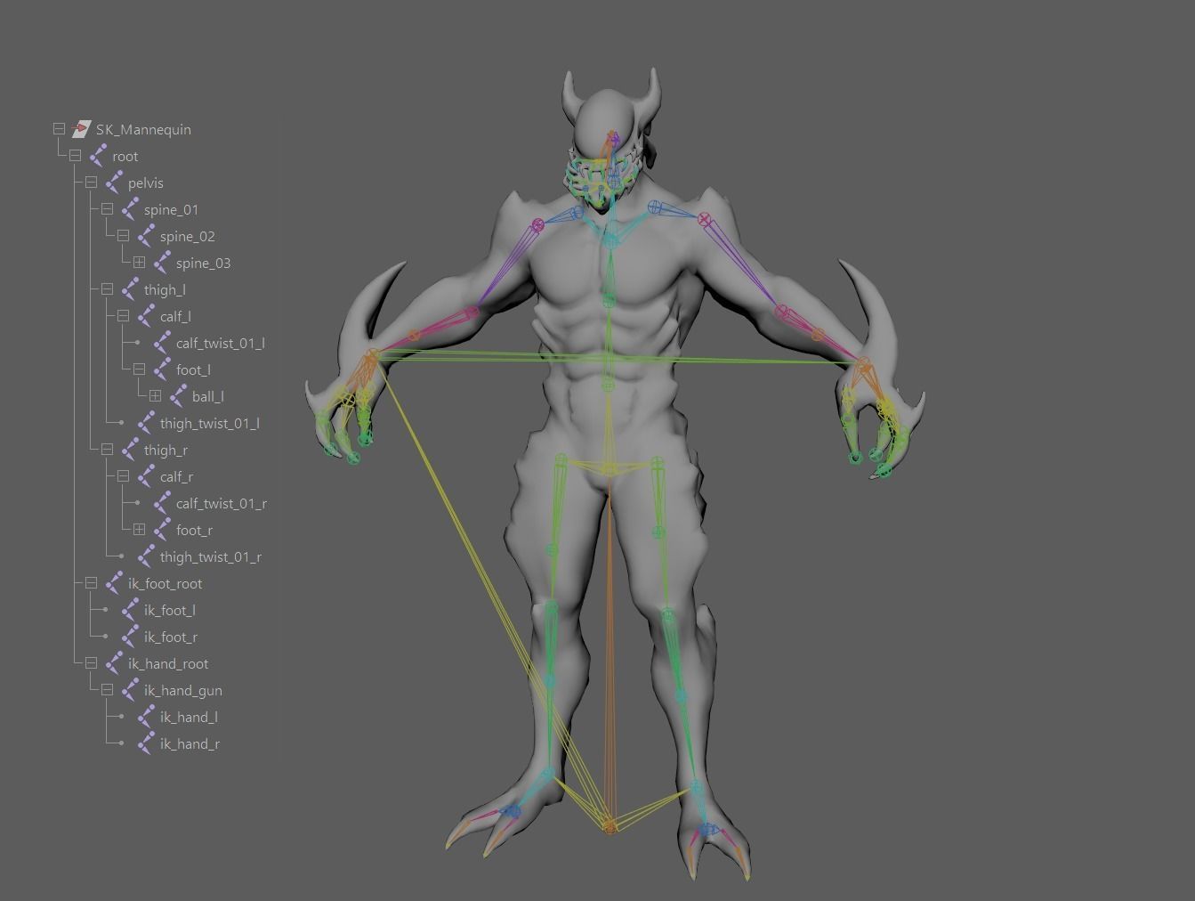 Monster Space Low-poly 3D model_7