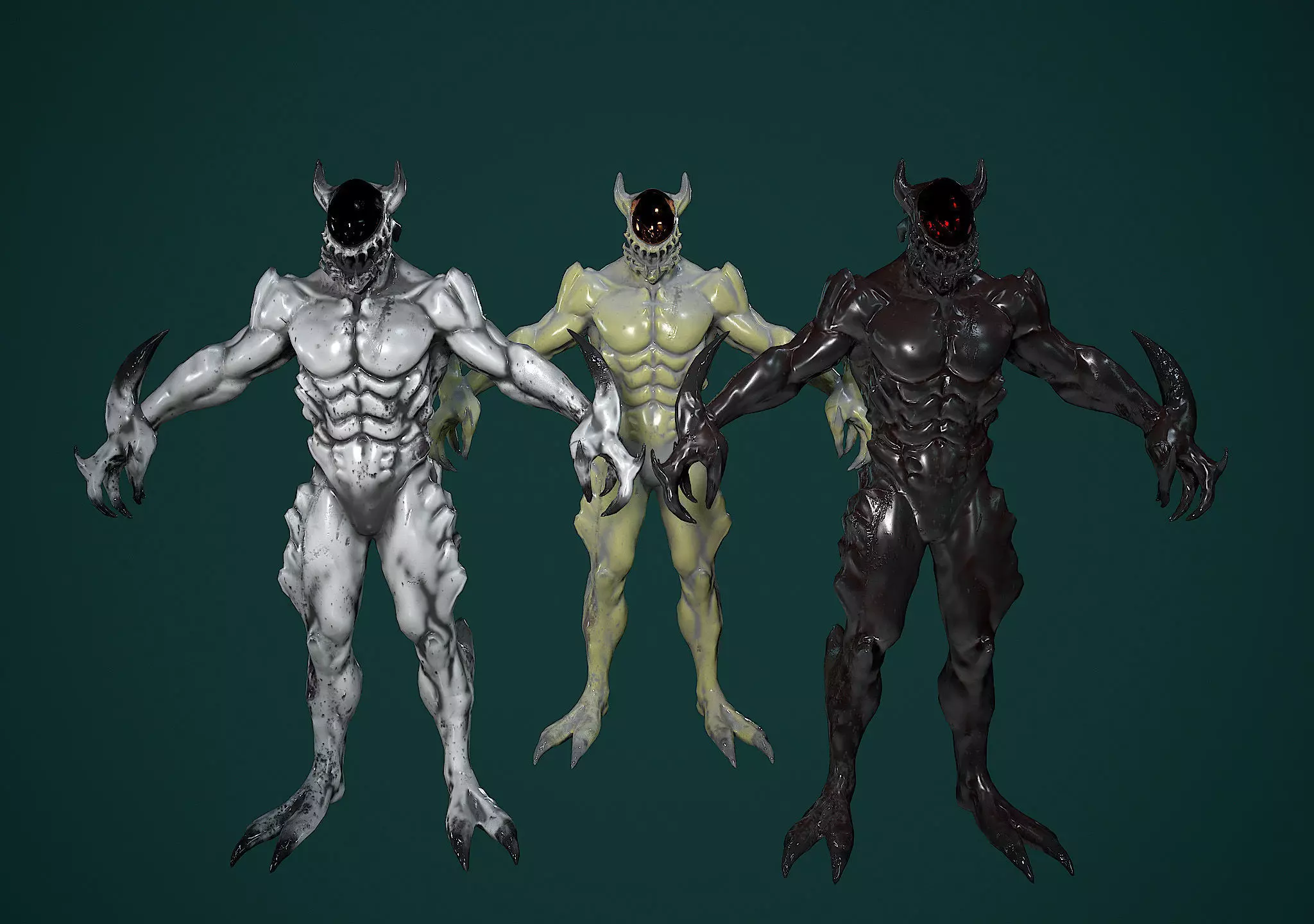 Monster Space Low-poly 3D model_0