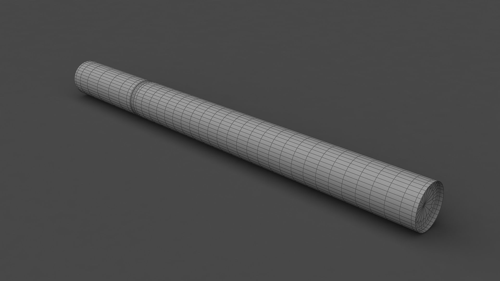 Cigarette Low-poly 3D model_6