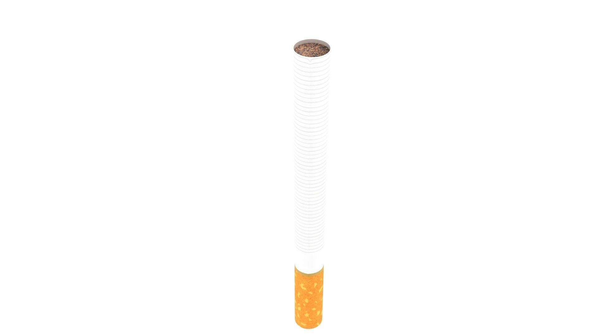 Cigarette Low-poly 3D model_1