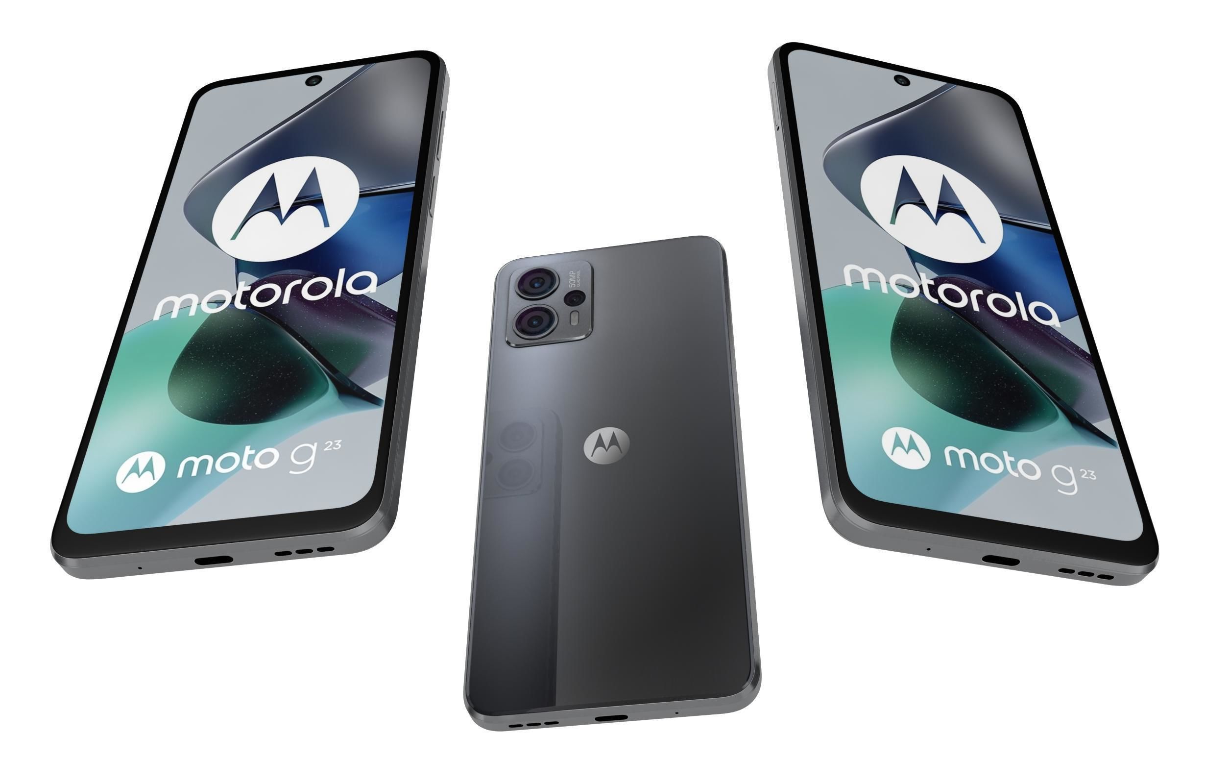 Motorola Moto G23 Black 3D model_2