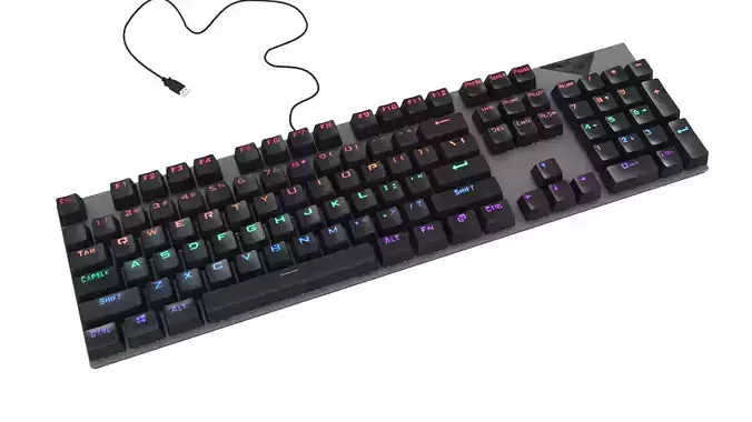 Keyboard RGB 3D model