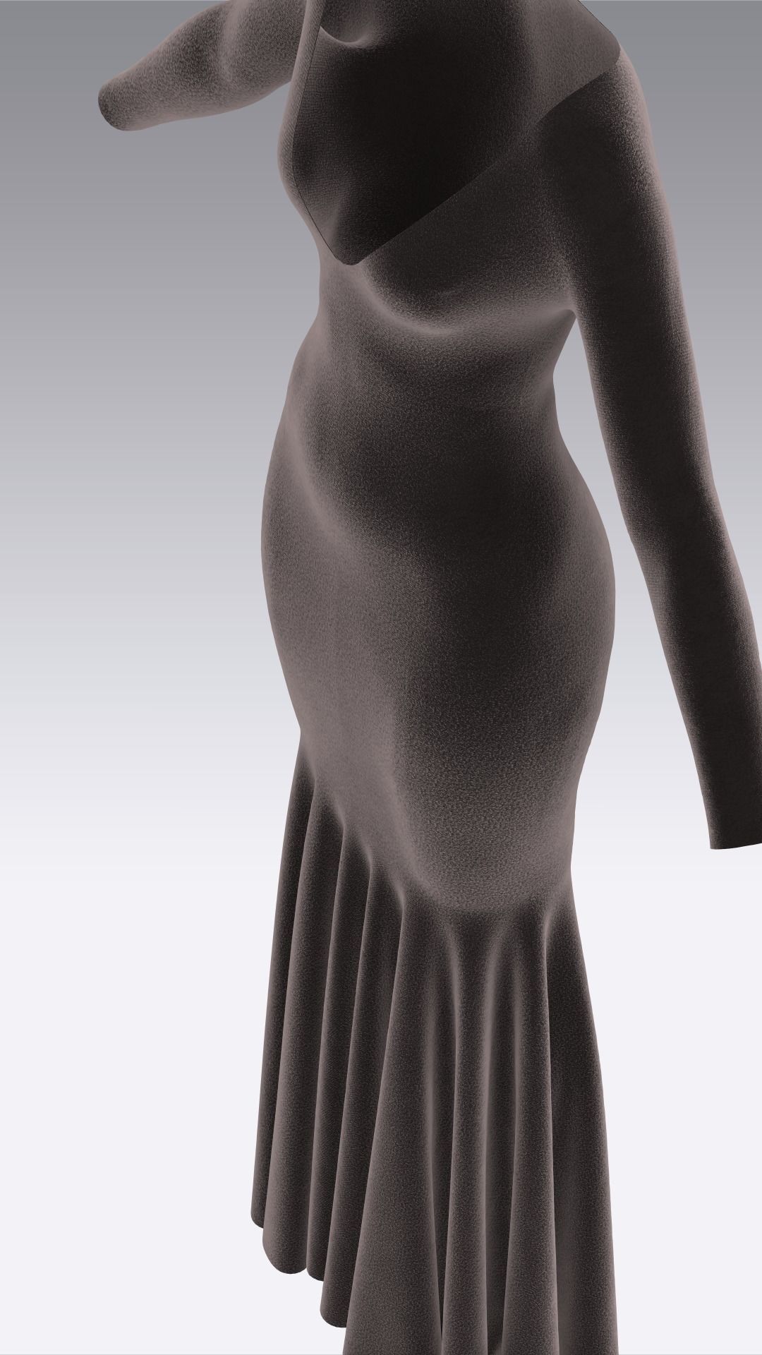 Dress Outfits MD CLO 3D ZPRJ ZPAC project files 3D model_40