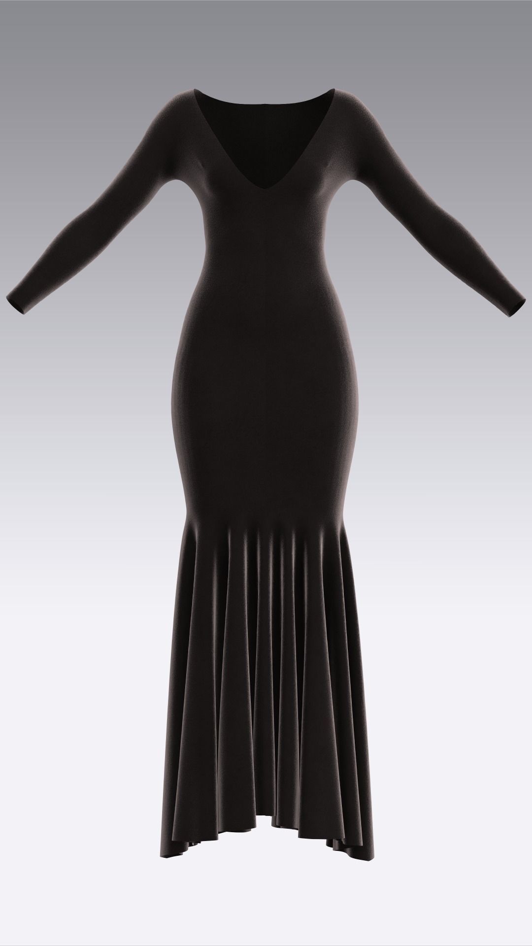 Dress Outfits MD CLO 3D ZPRJ ZPAC project files 3D model_19
