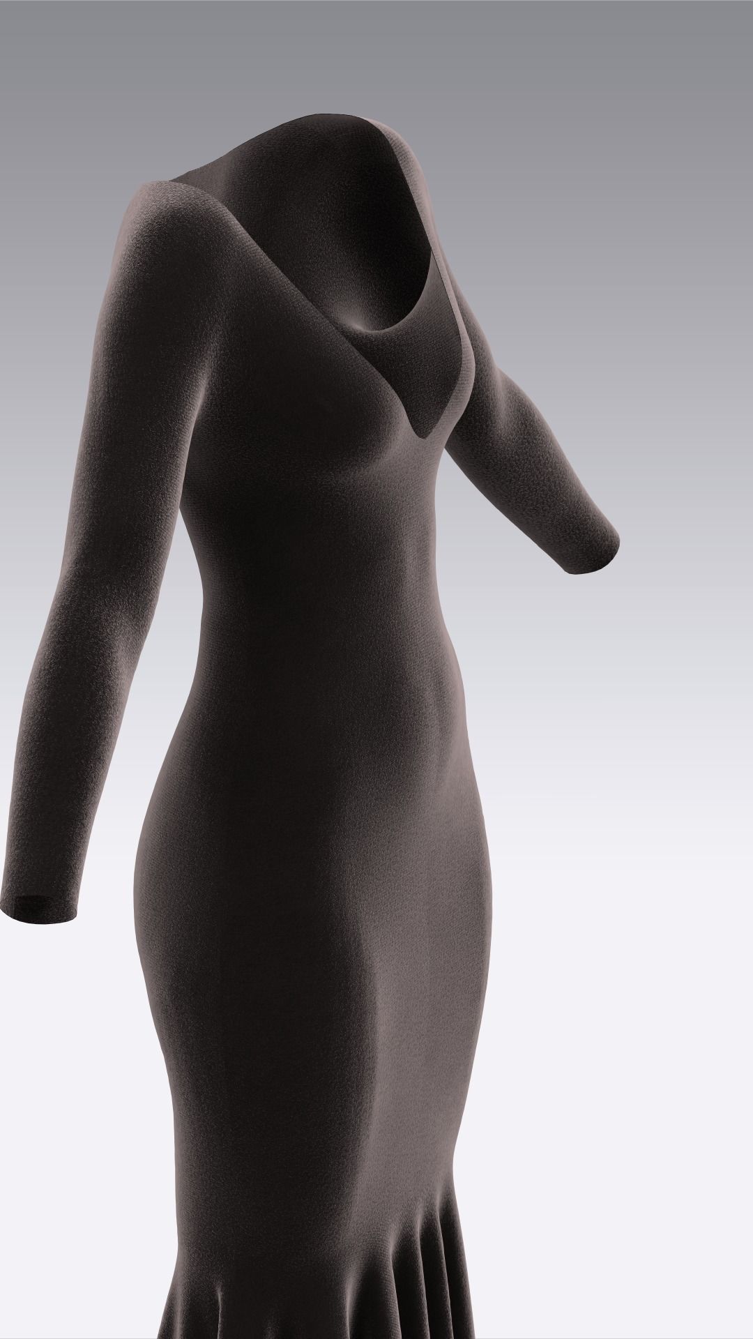 Dress Outfits MD CLO 3D ZPRJ ZPAC project files 3D model_37