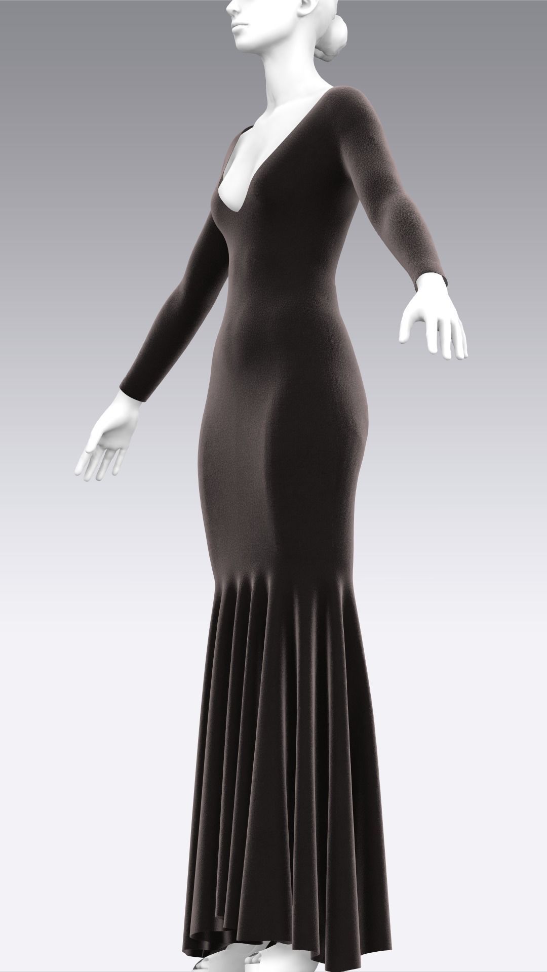 Dress Outfits MD CLO 3D ZPRJ ZPAC project files 3D model_27