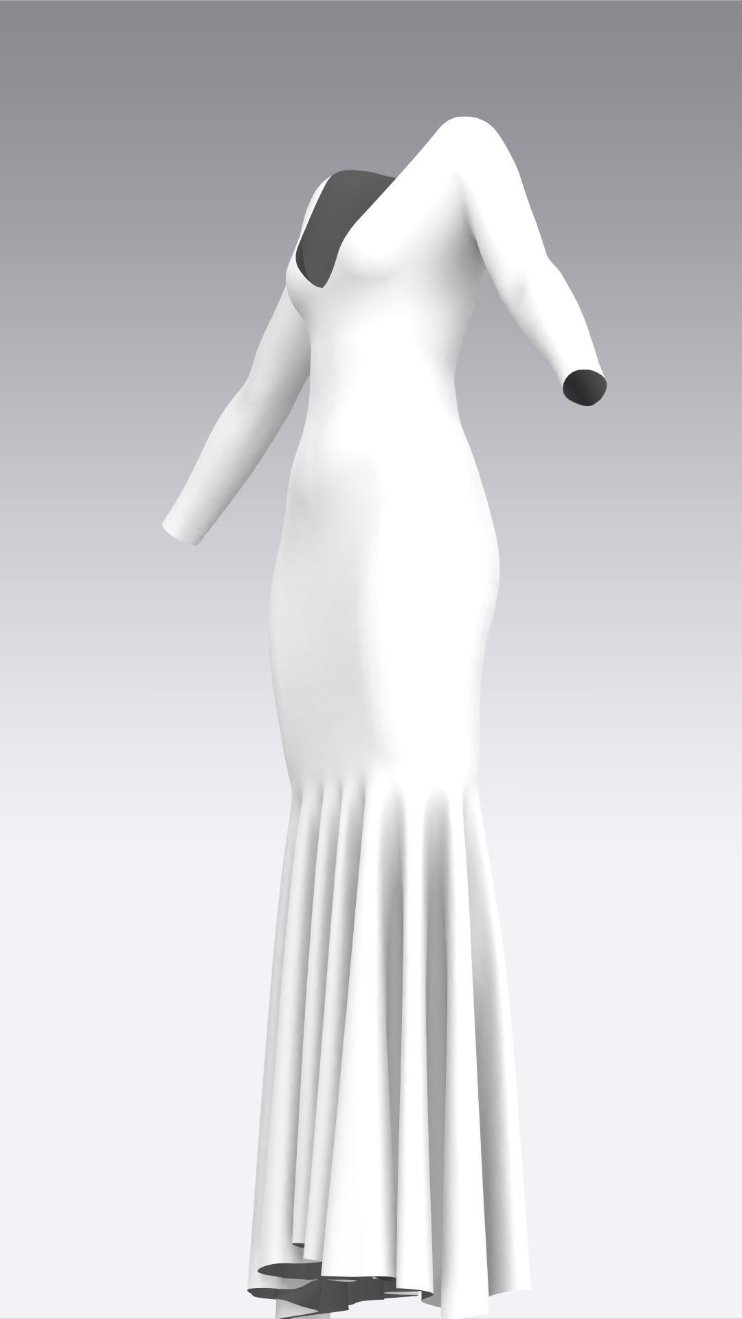 Dress Outfits MD CLO 3D ZPRJ ZPAC project files 3D model_21