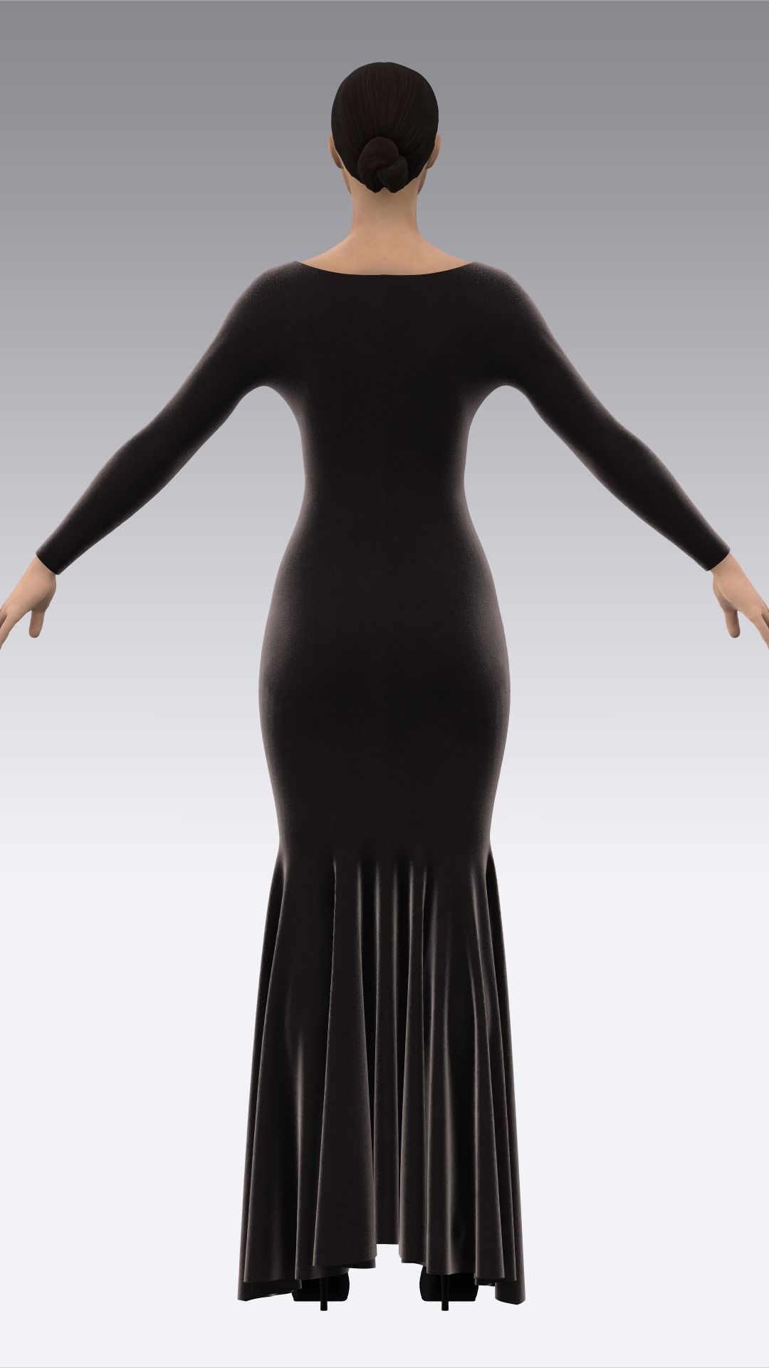 Dress Outfits MD CLO 3D ZPRJ ZPAC project files 3D model_34