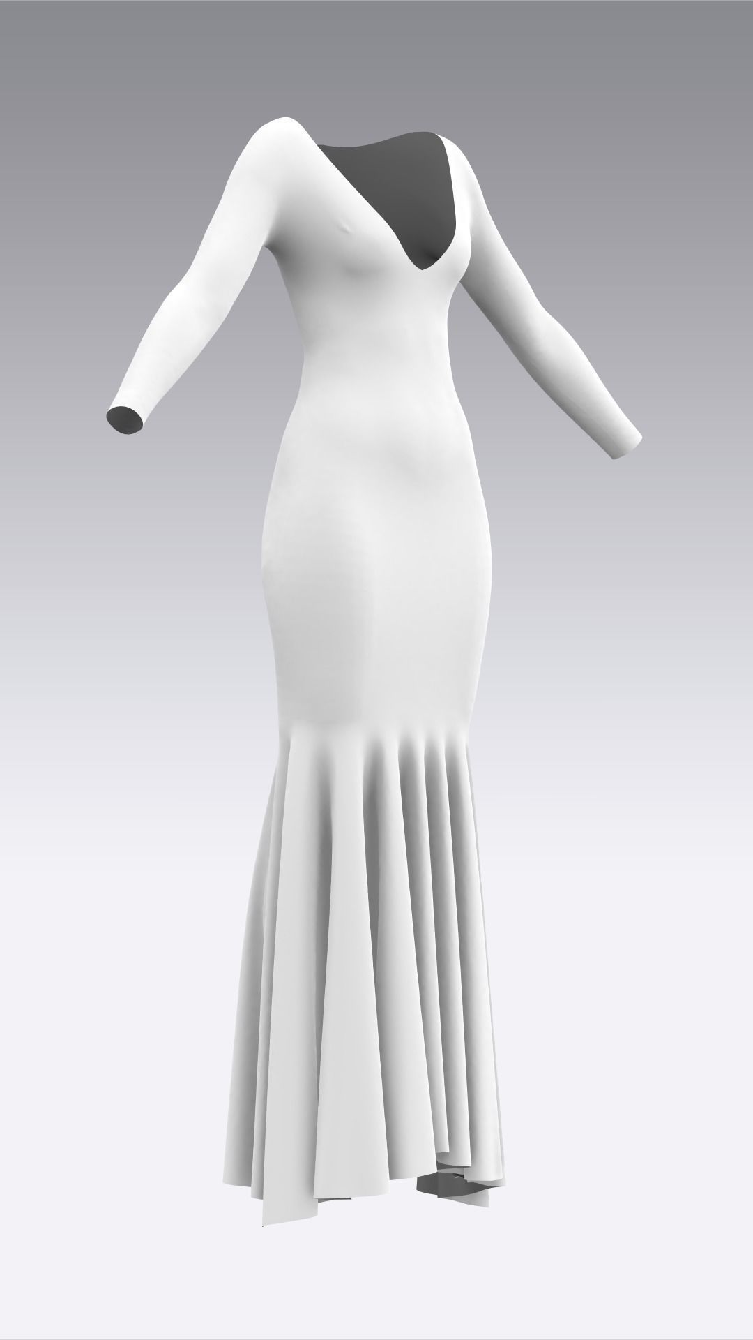 Dress Outfits MD CLO 3D ZPRJ ZPAC project files 3D model_15