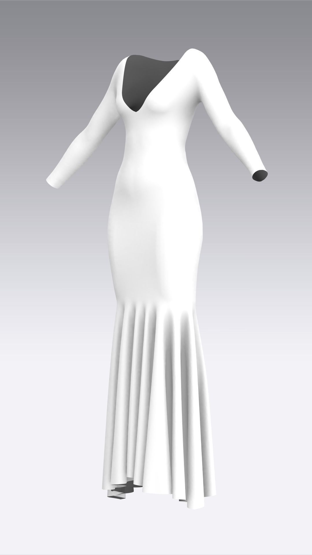 Dress Outfits MD CLO 3D ZPRJ ZPAC project files 3D model_24