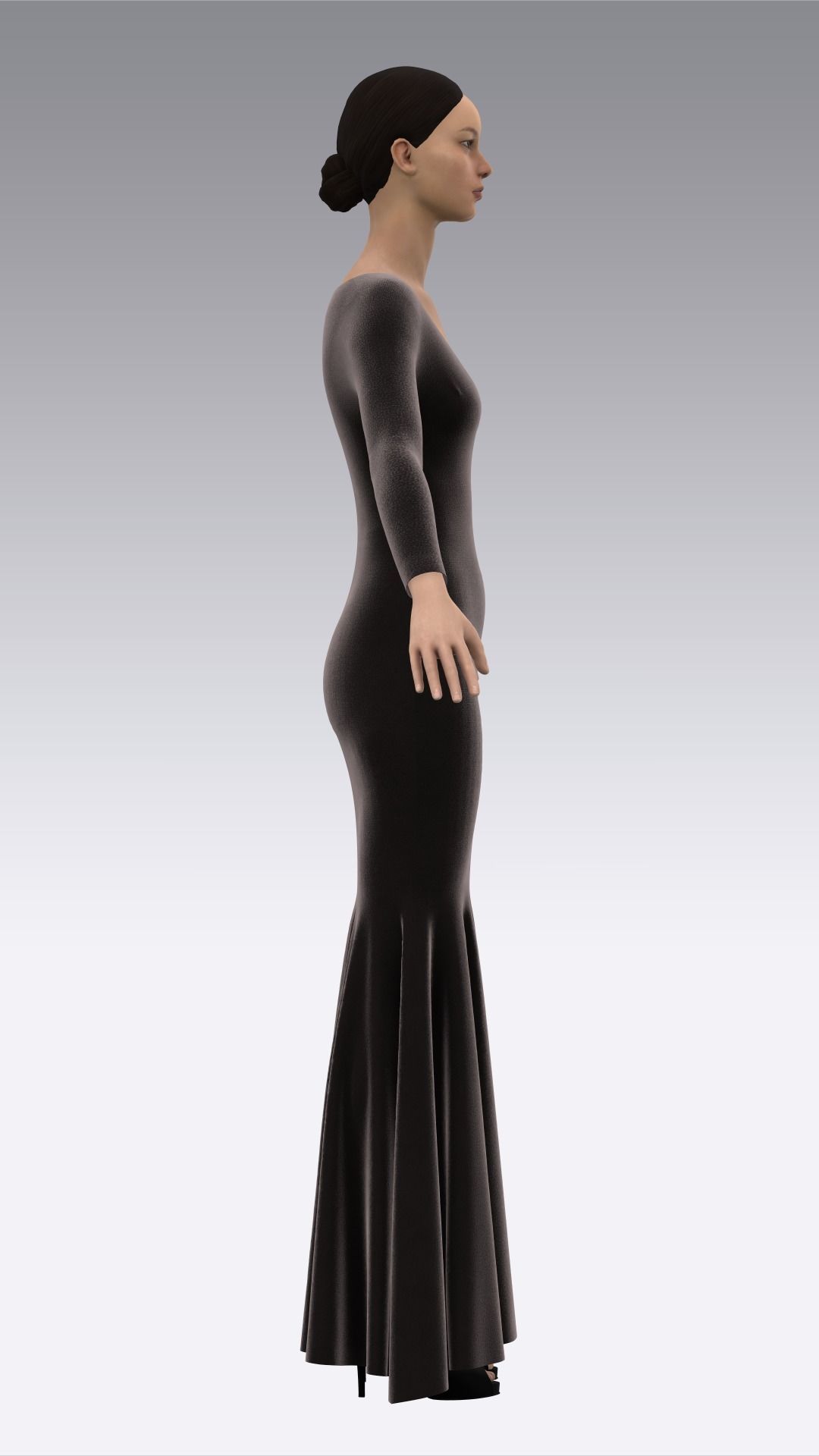 Dress Outfits MD CLO 3D ZPRJ ZPAC project files 3D model_9