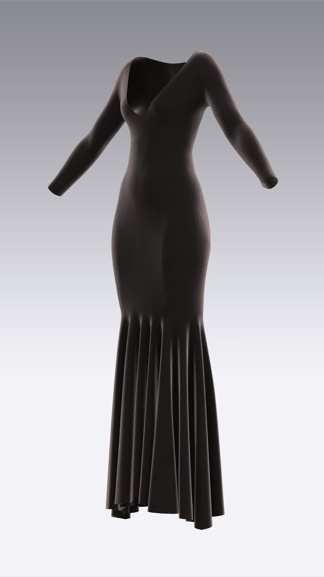 Dress Outfits MD CLO 3D ZPRJ ZPAC project files 3D model_12