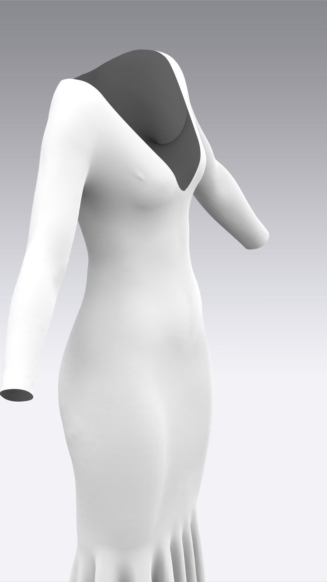 Dress Outfits MD CLO 3D ZPRJ ZPAC project files 3D model_25