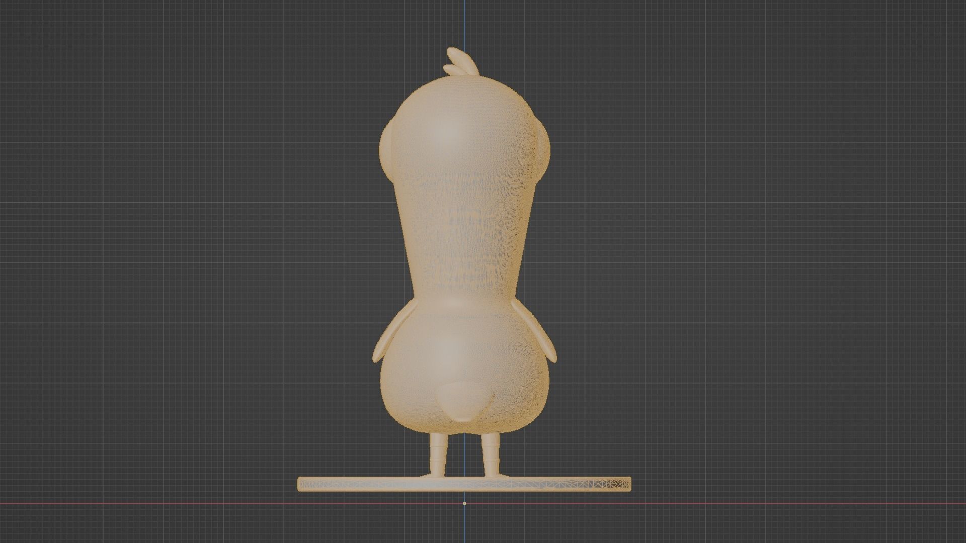 Goose goose duck base character fan made 3D print model_7