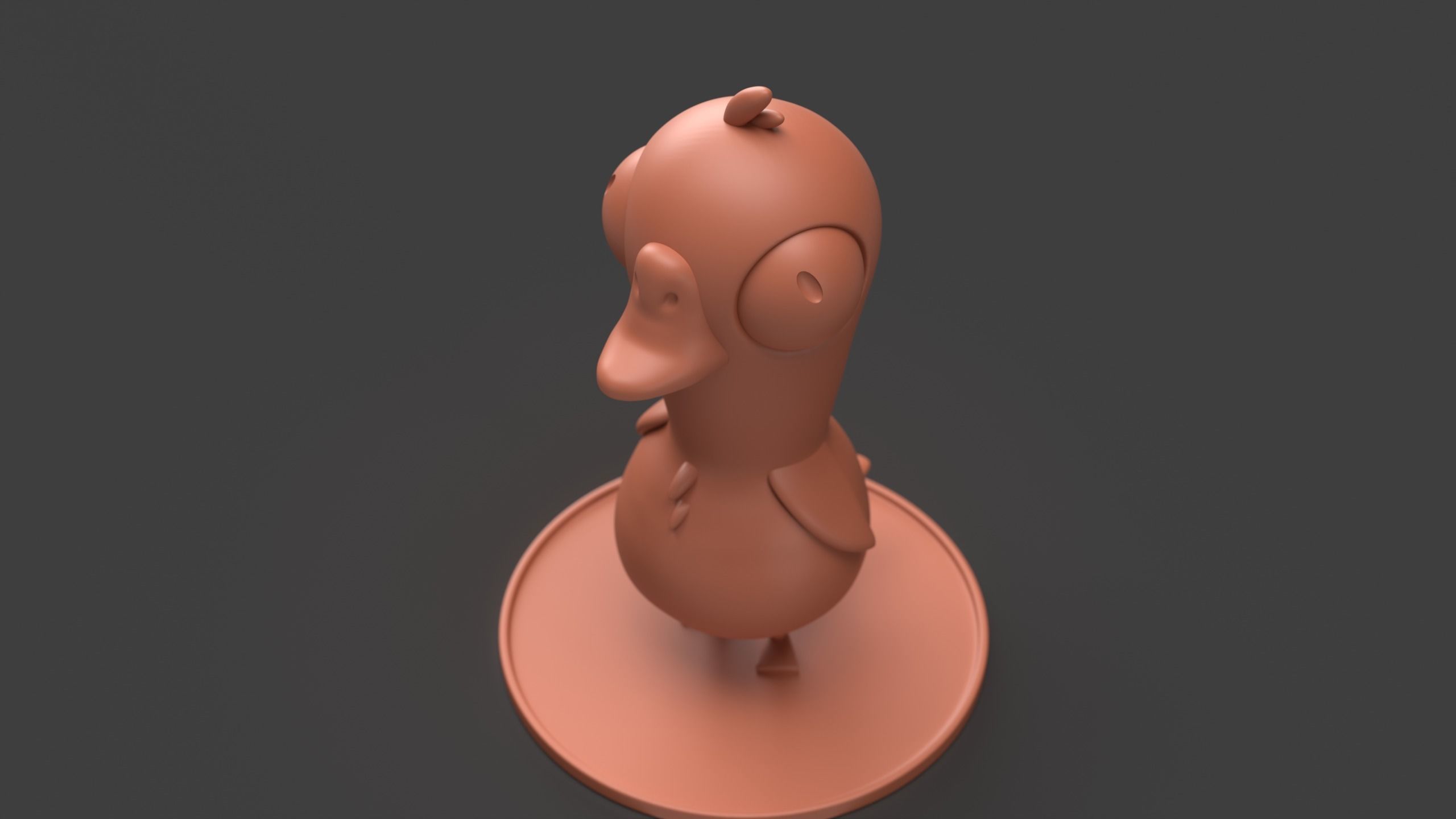 Goose goose duck base character fan made 3D print model_1