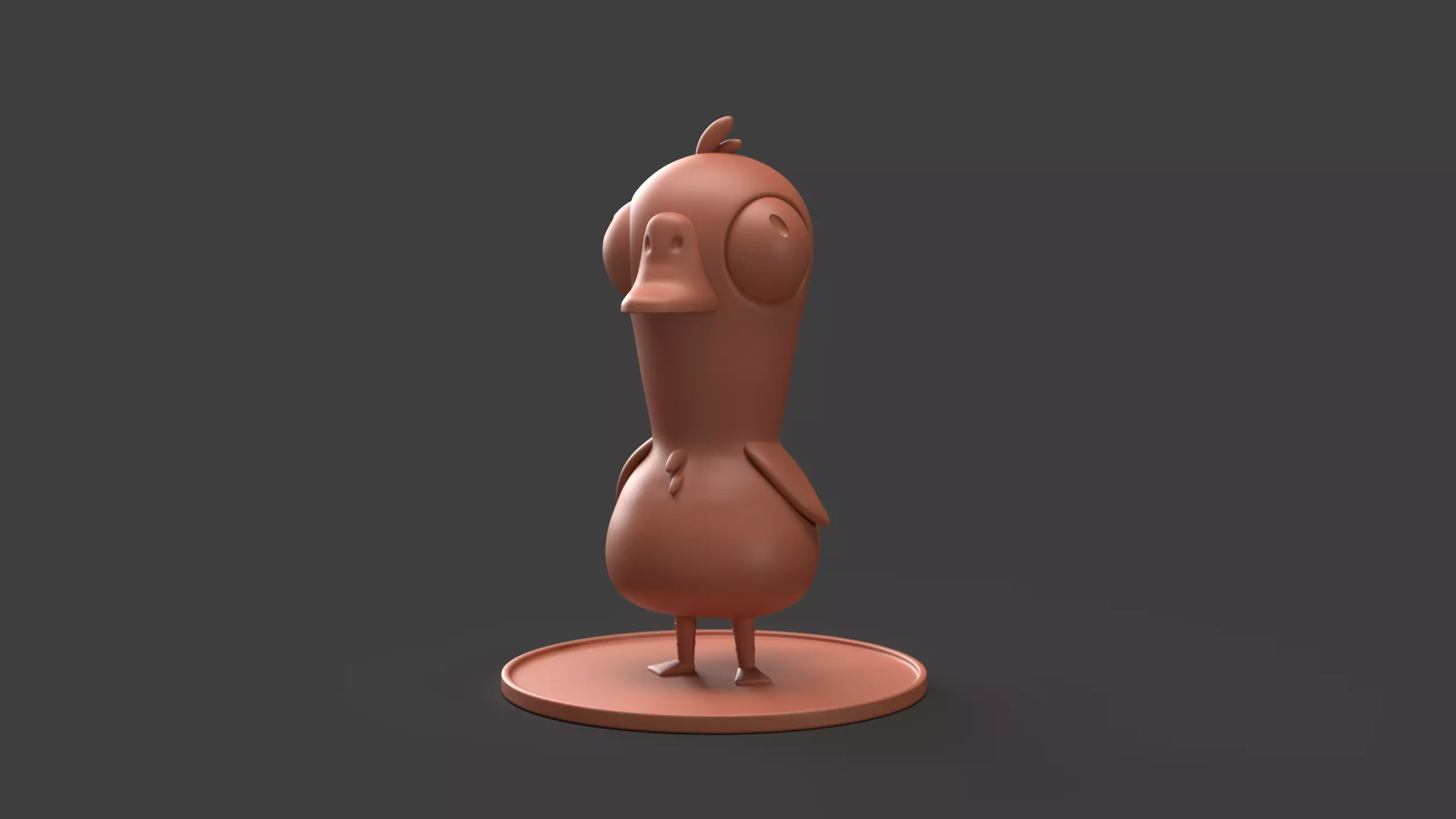 Goose goose duck base character fan made 3D print model_0