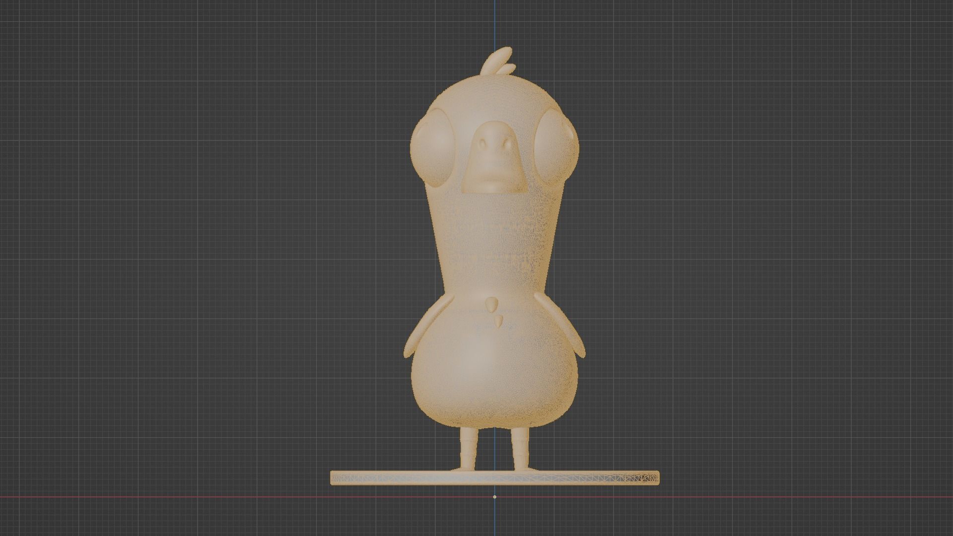 Goose goose duck base character fan made 3D print model_5