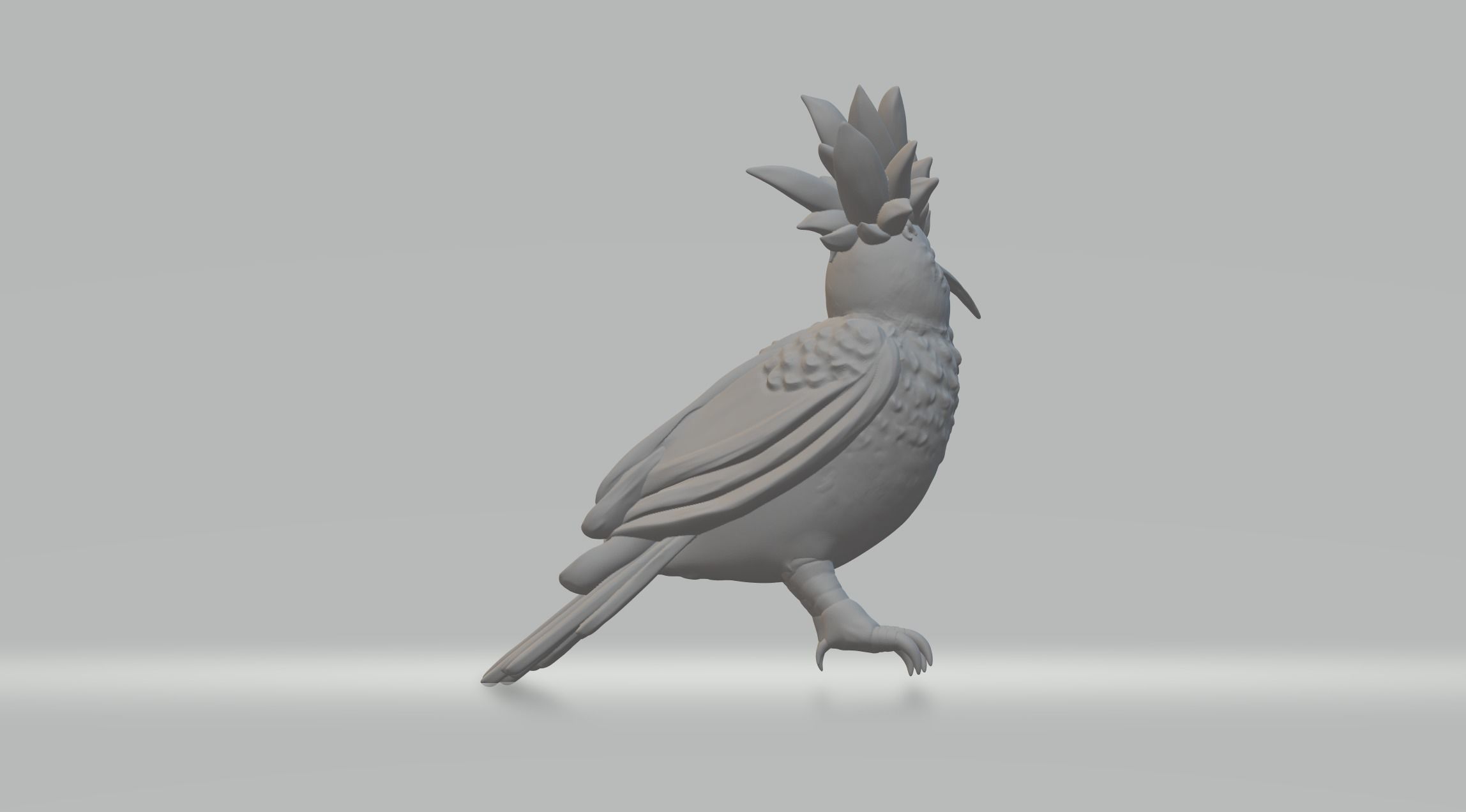 Abubilla Bird aka Eurasian Hoopoe 3D print model_2