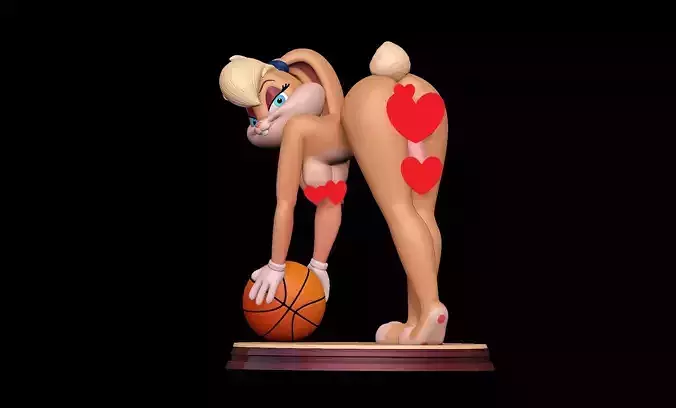 Futa Lola Bunny NSFW 3D print model