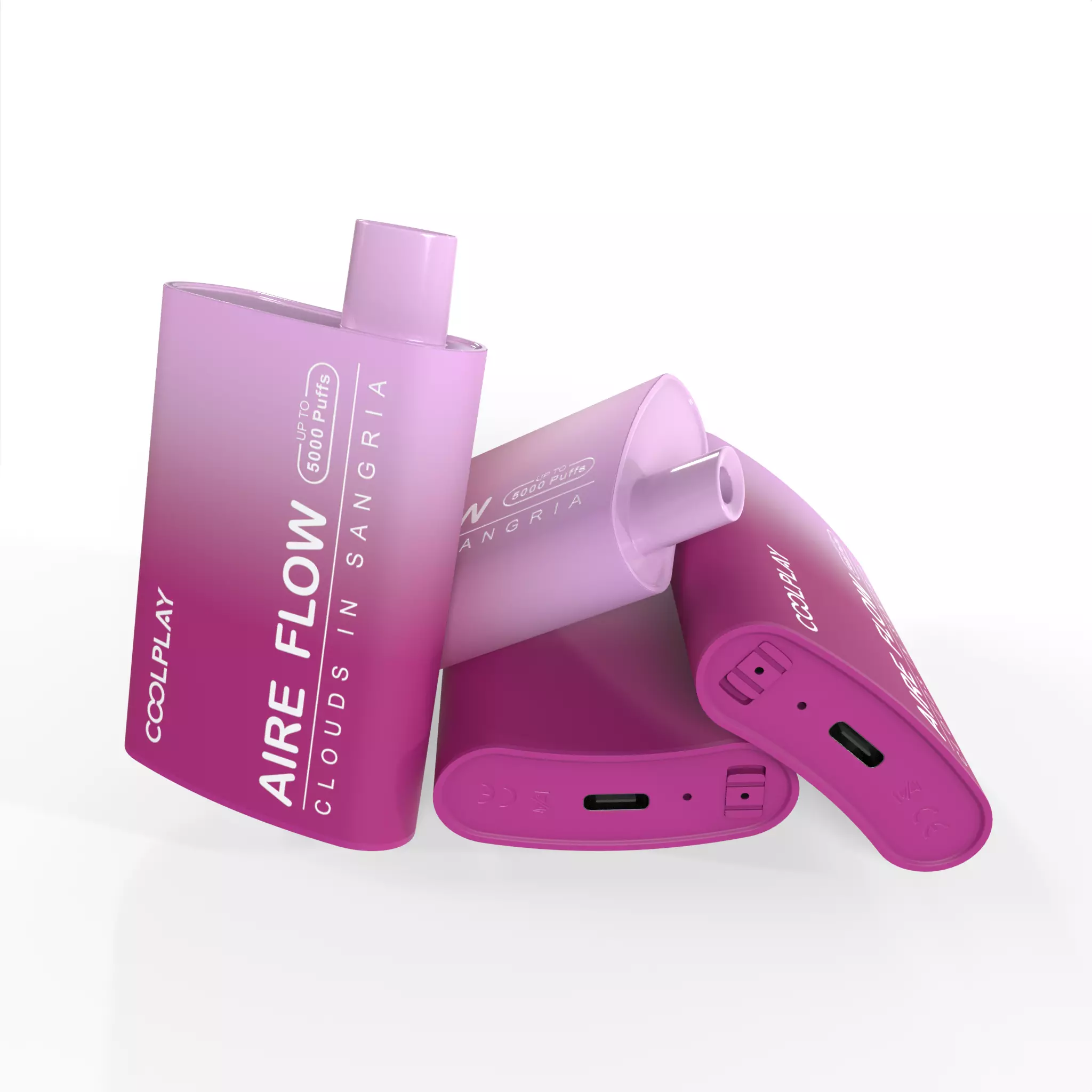 COOLPLAY Aire Flow 5000 Cloud of Sangria Low-poly 3D model