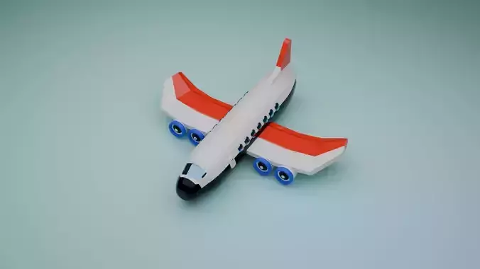 Airplane Toy Model 