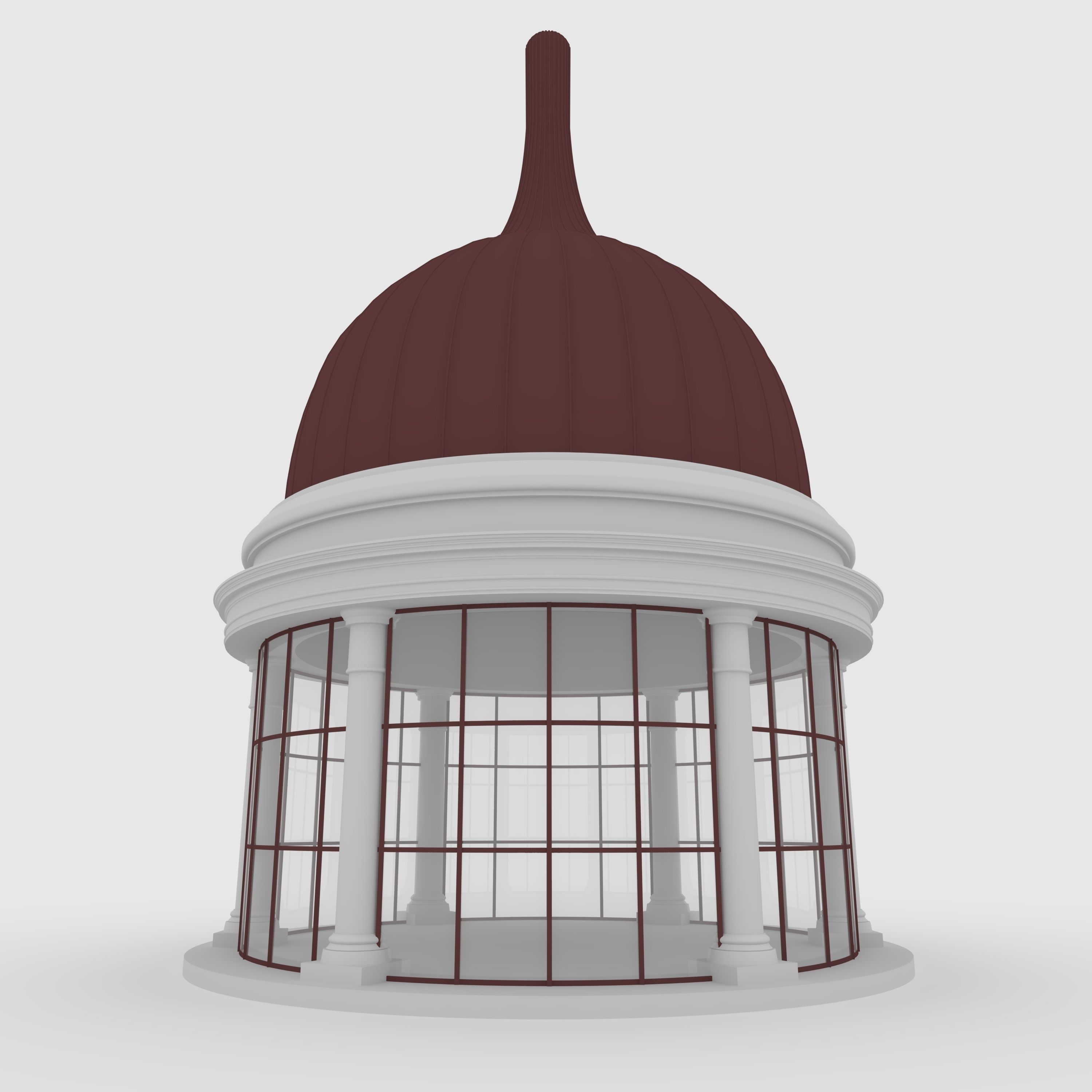 Classic Dome 3 3D model_8