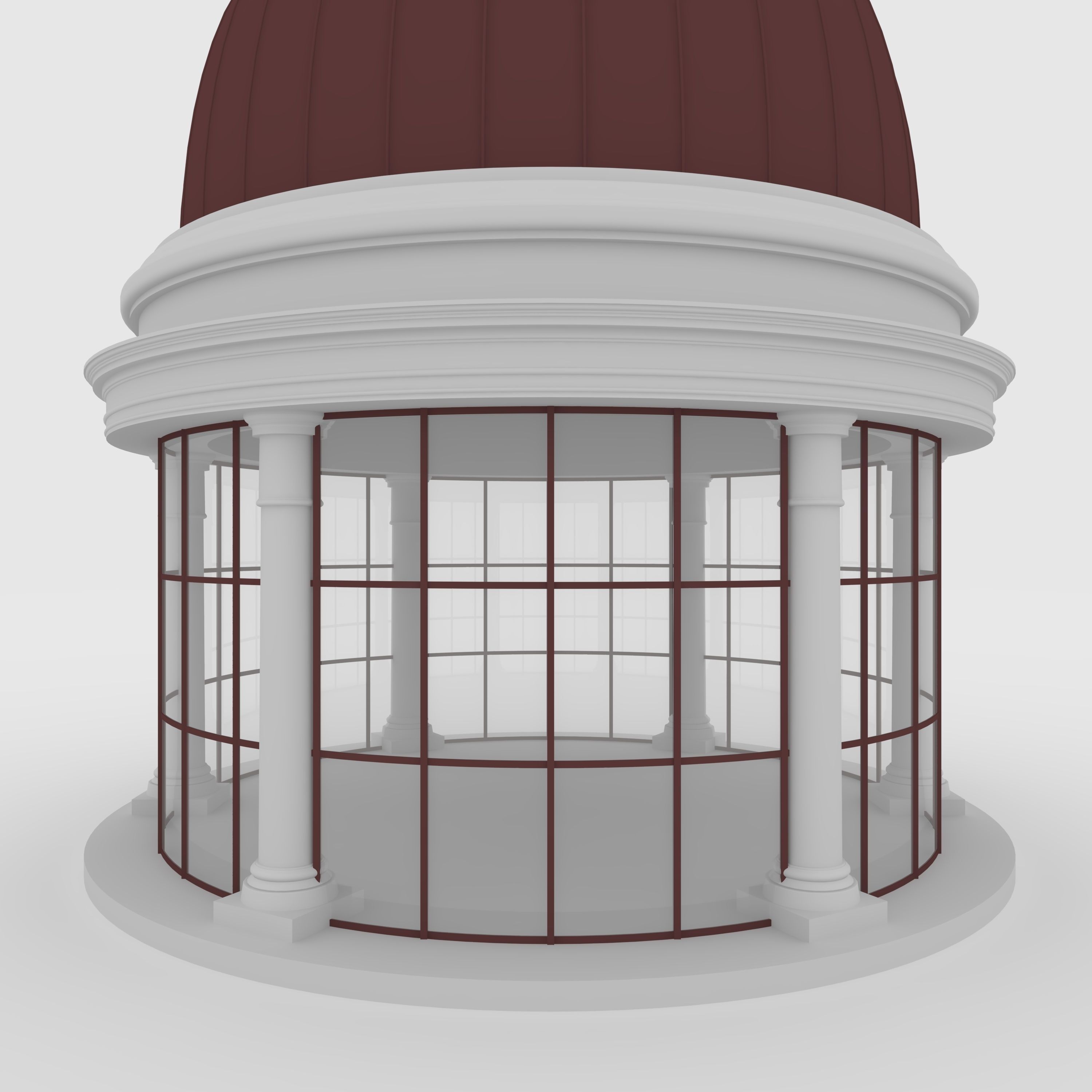 Classic Dome 3 3D model_2