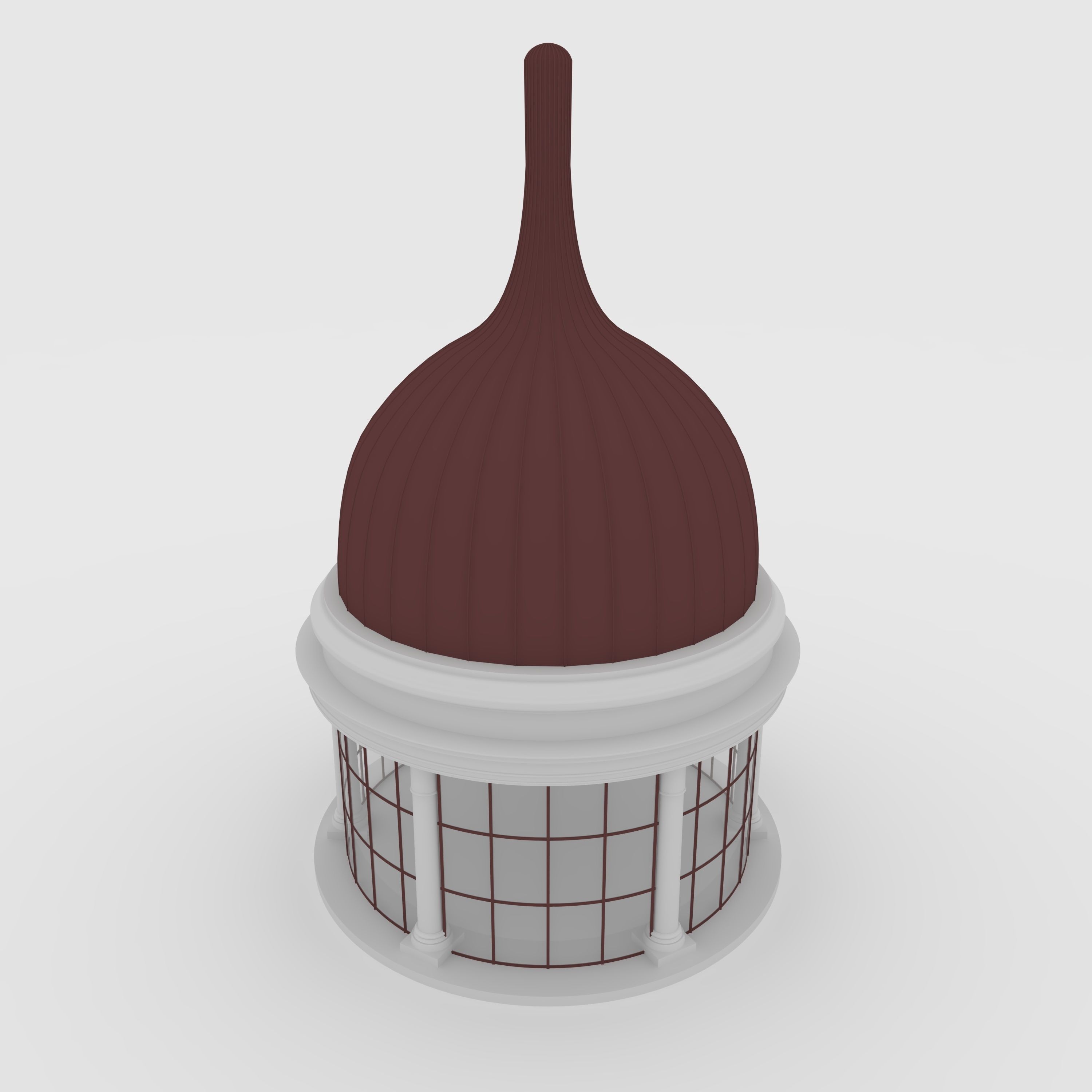 Classic Dome 3 3D model_6