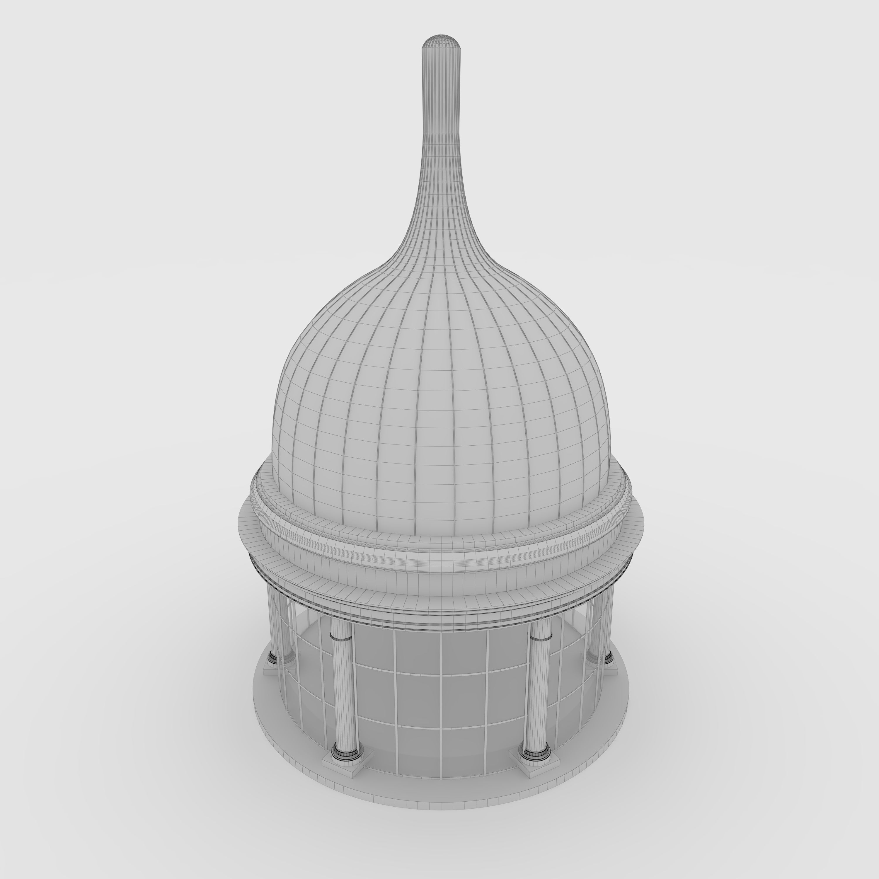 Classic Dome 3 3D model_7