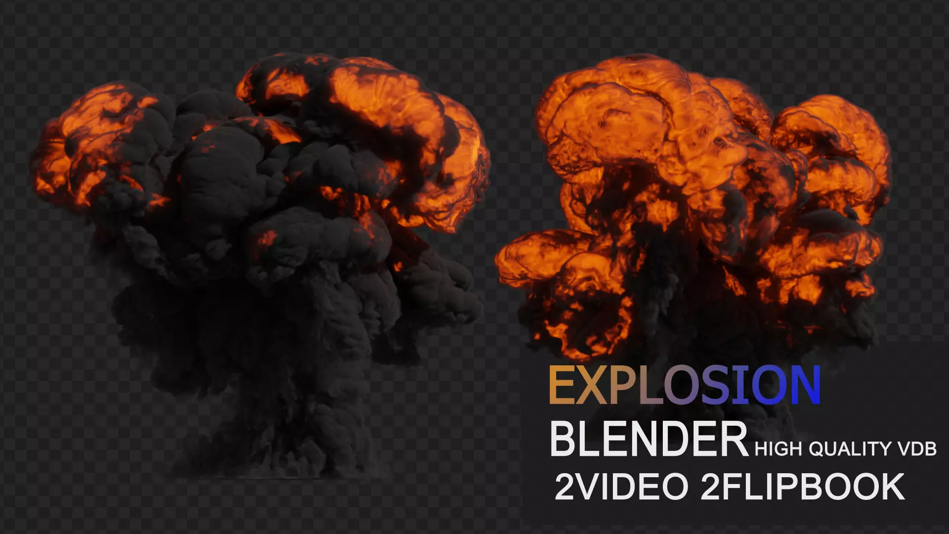 Explosion Bomb Animation 3D model