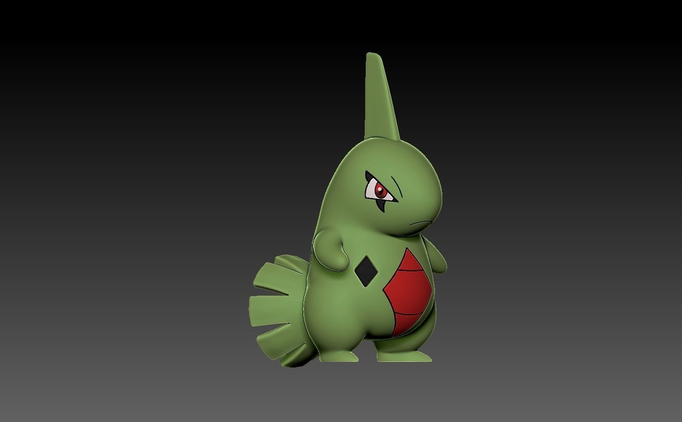 Pokemon larvitar 3D print model_7