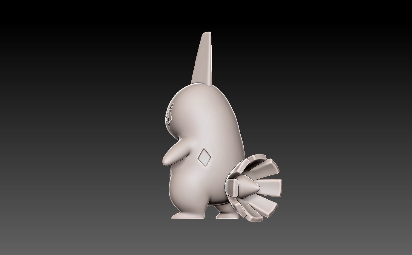 Pokemon larvitar 3D print model_6