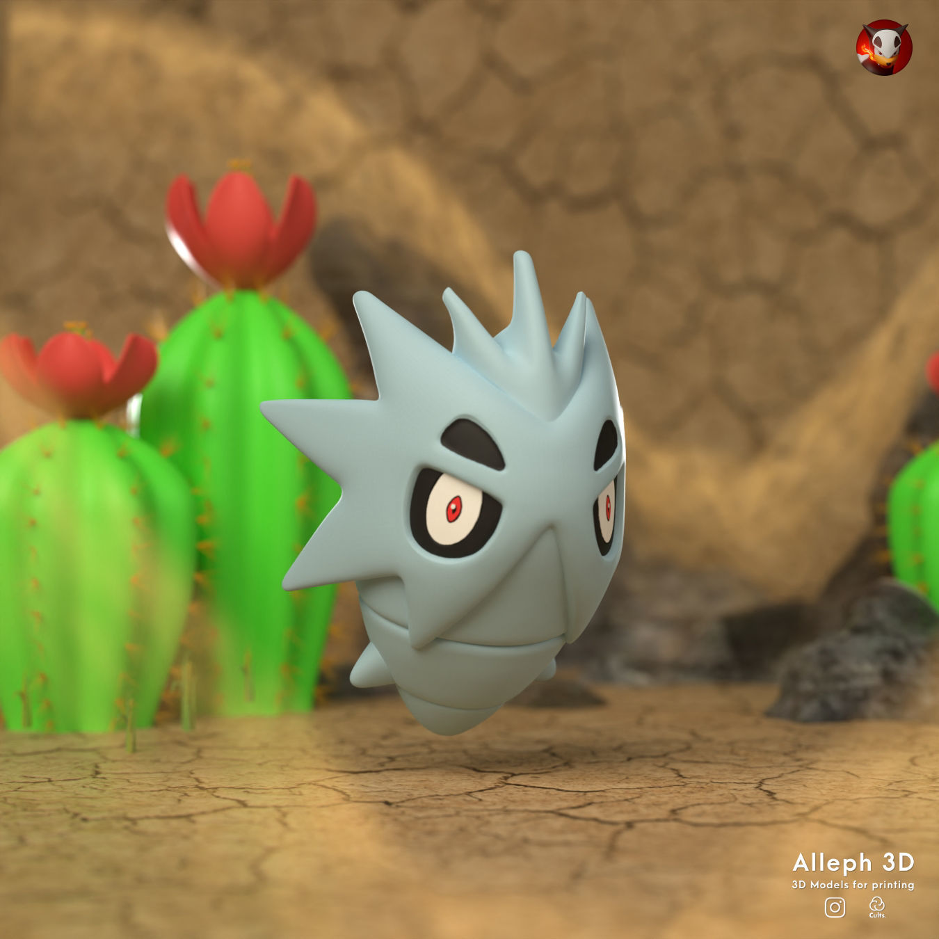 Pokemon larvitar evolution pack 3D print model_2