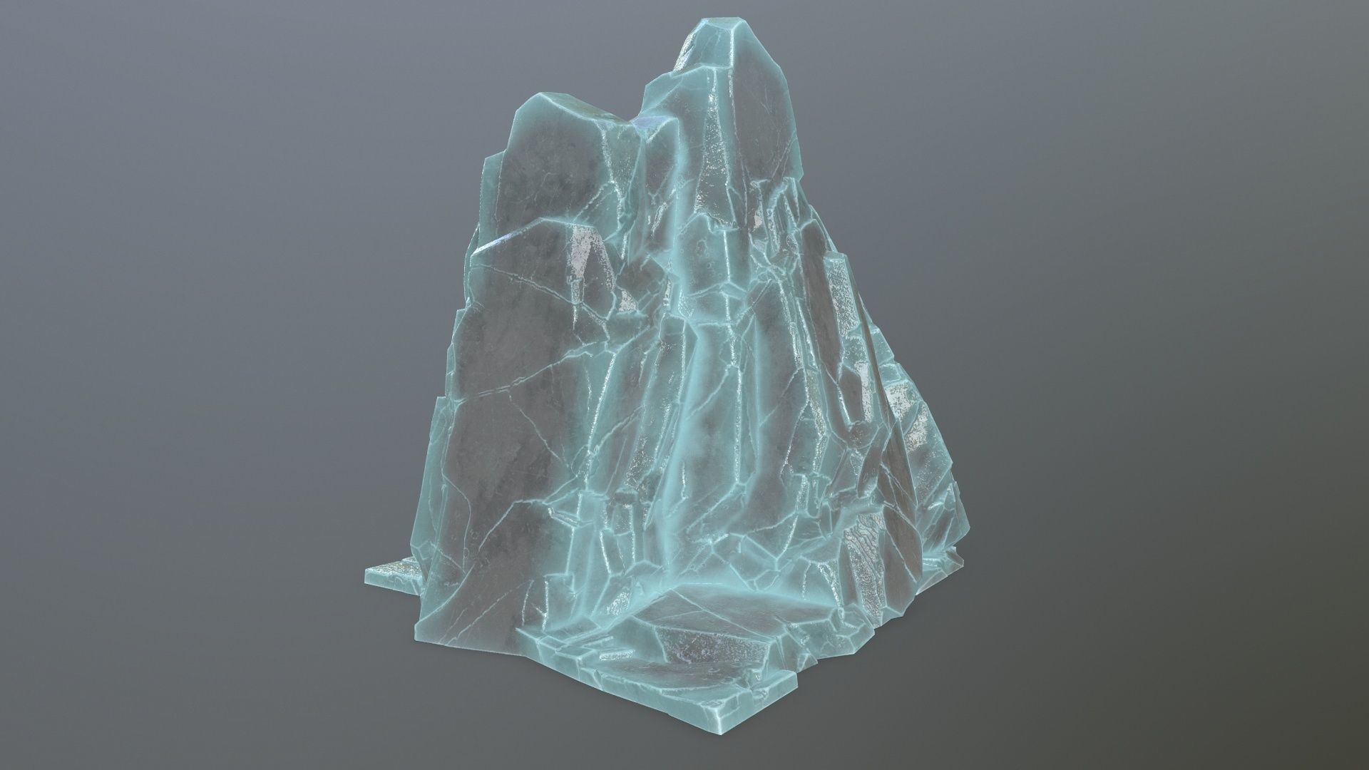 Skull Altar Low-poly 3D model_7