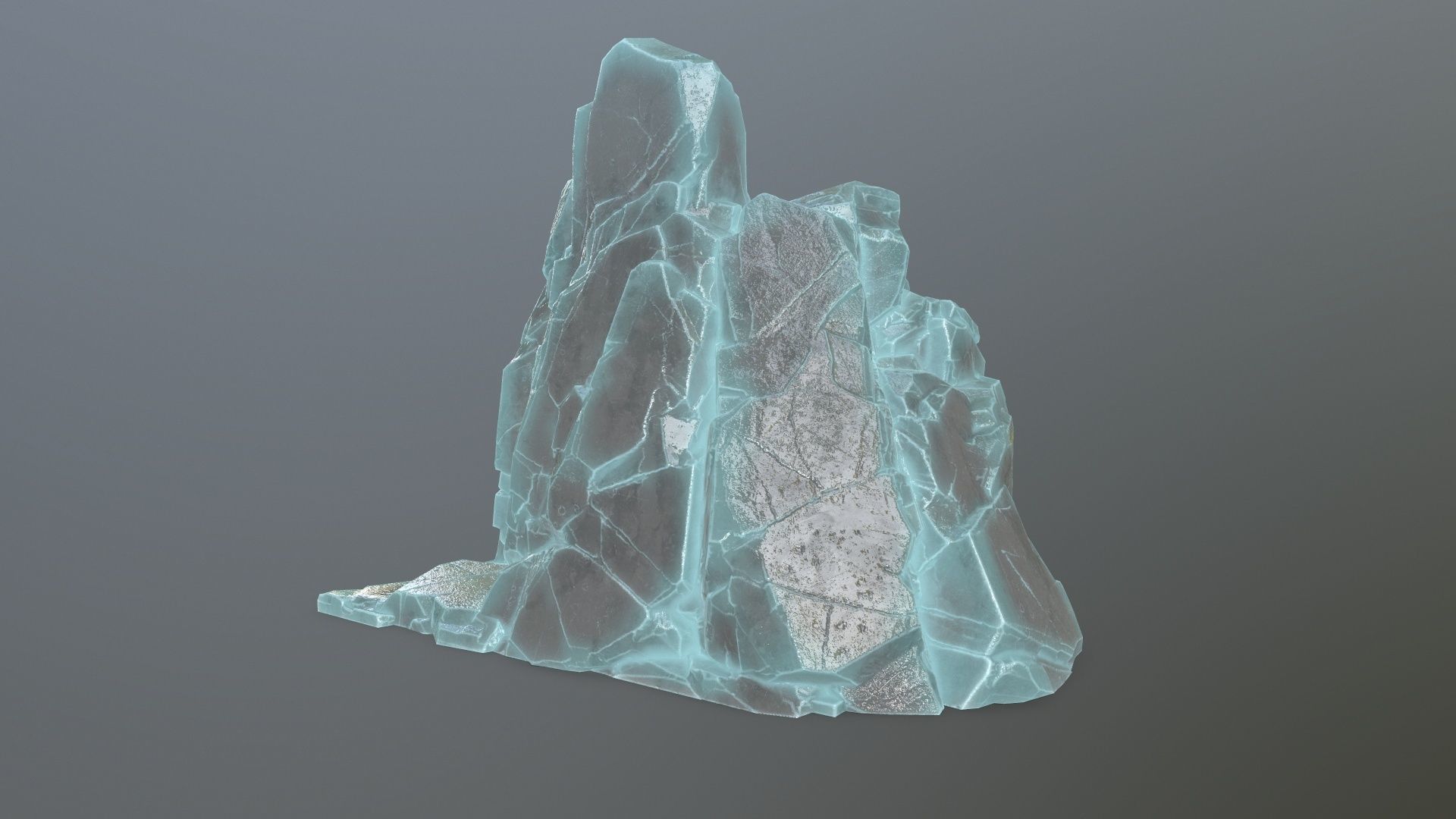 Skull Altar Low-poly 3D model_9