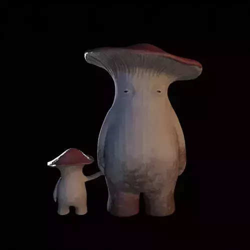 Dark Souls mushrooms 3D print model