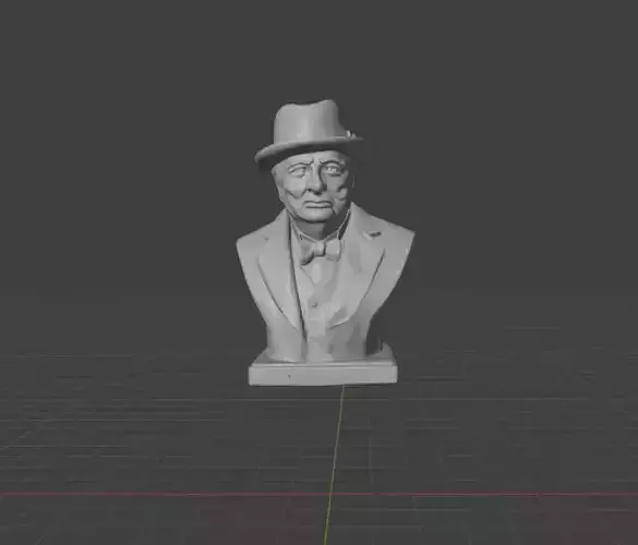 Winston Churchill 3D print model