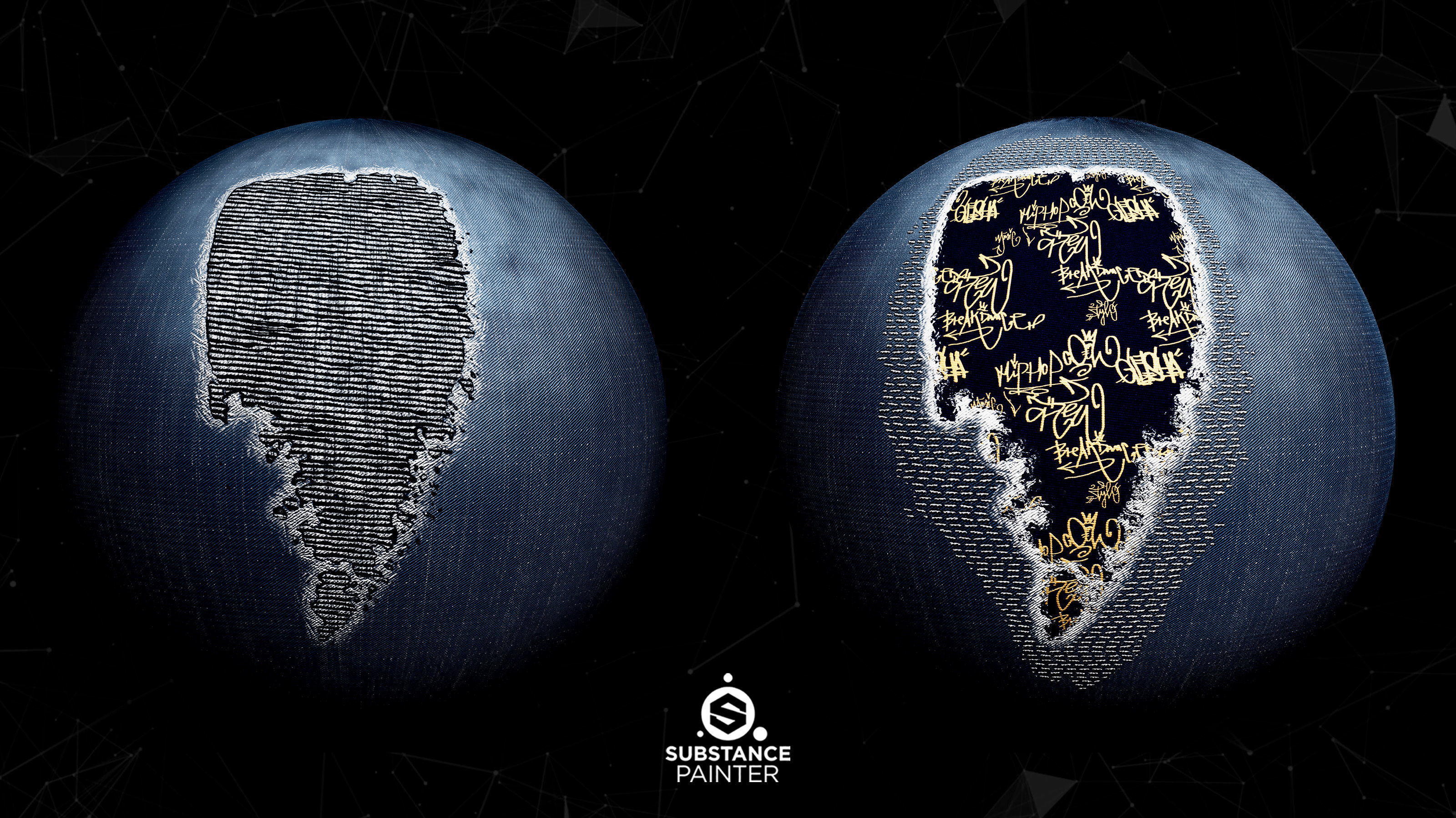 Ripped jeans effect brush for substance painter VOL03 Texture_1